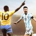 Pelé felicita a Messi por superar su récord de goles con selecciones