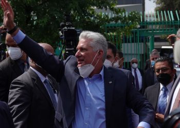 Enfrentamientos en México por la visita del presidente cubano Díaz-Canel