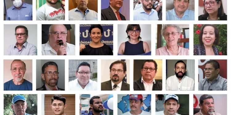 Presos políticos electorales de Nicaragua