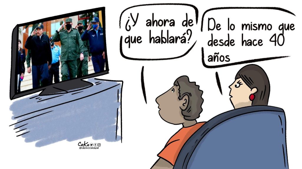 La Caricatura: El mismo discurso