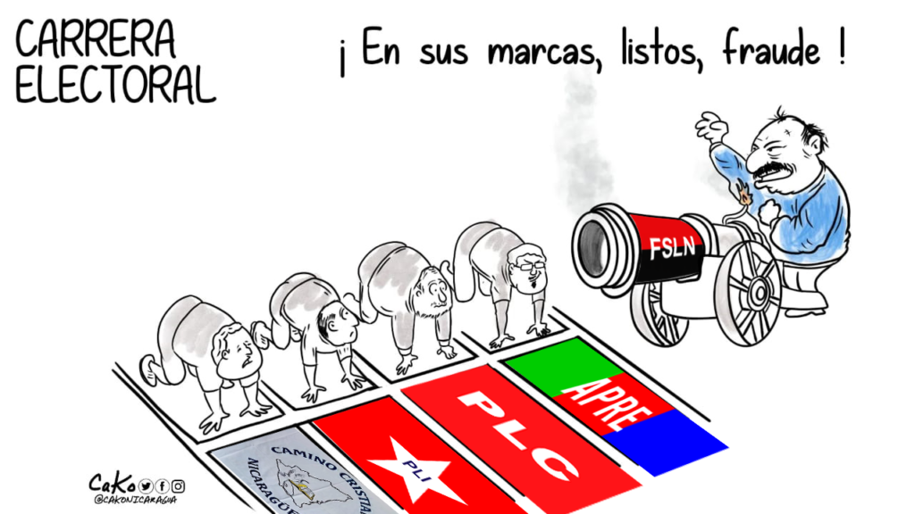 Estos son los partidos que simularán competir contra Daniel Ortega en las elecciones