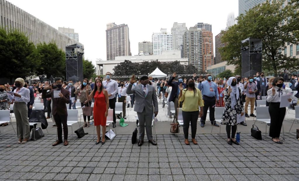 Doscientos inmigrantes se convierten en ciudadanos en un acto en Nueva York