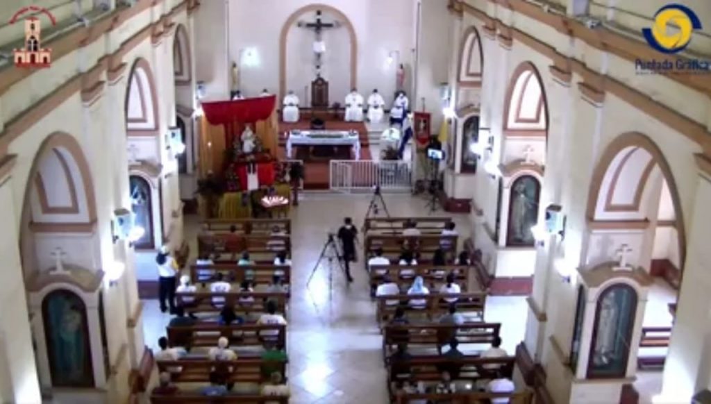 Misa en honor a San Jerónimo, a puertas cerradas para evitar más contagios por COVID-19
