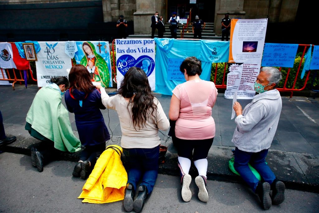 México despenaliza el aborto, en fallo histórico de la Suprema Corte de Justicia. Foto: EFE.