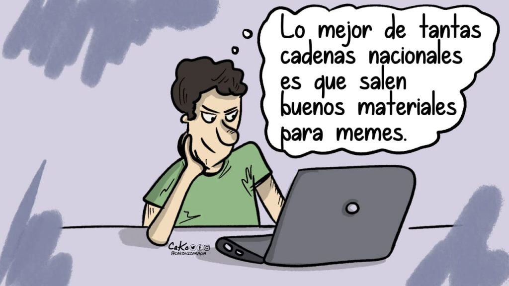 La Caricatura: Lo único bueno de las cadenas nacionales