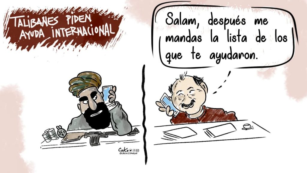 La Caricatura: El dictador pidiendo copia