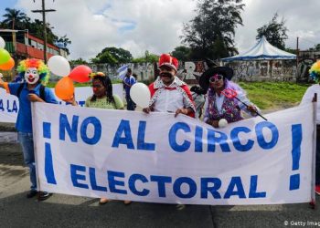 Nicas en todo el mundo preparan «gran marcha» en repudio a las elecciones de Daniel Ortega. Foto: Ilustrativa / AFP