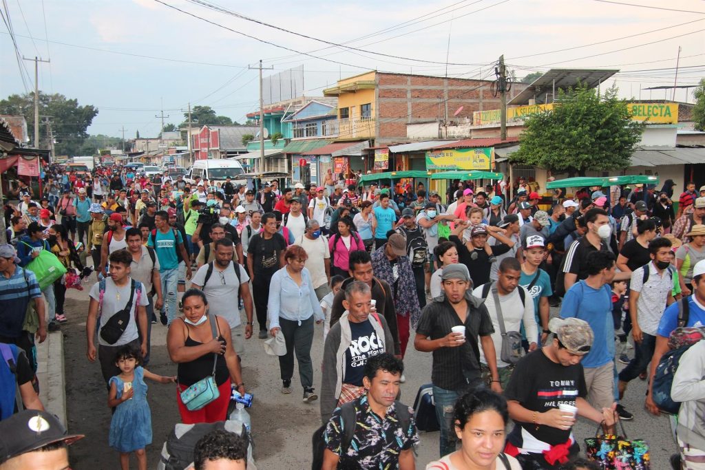 Estado de Chiapas, en México, reporta más de 64 mil solicitudes de refugio entre enero y octubre