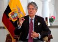 Fotografía de archivo del presidente de Ecuador, Guillermo Lasso. Foto: Artículo 66 / EFE/ José Jácome