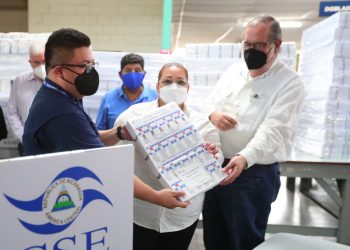 CSE adquiere boletas electorales «en secreto», listas para elecciones de Ortega. Foto: Prensa oficialista.