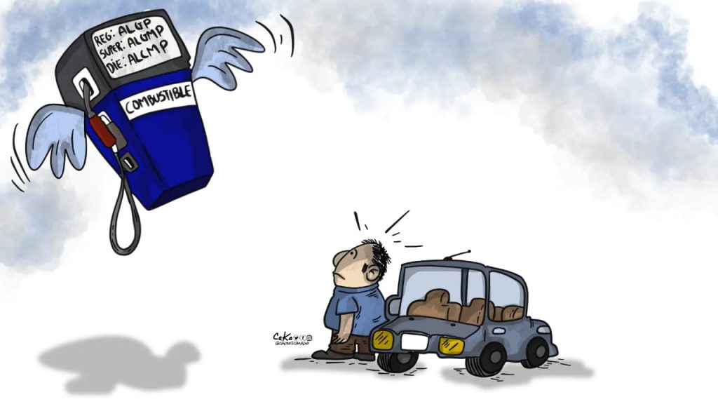 La Caricatura: Sigue el alza de los combustibles