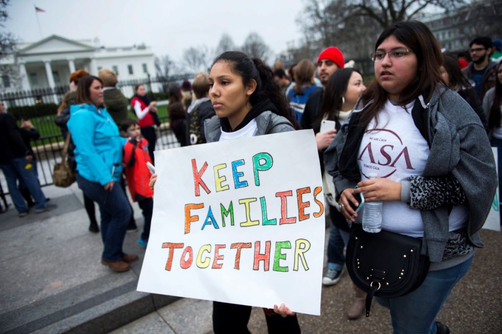 Protestas en la Casa Blanca por reforma migratoria «ahora»