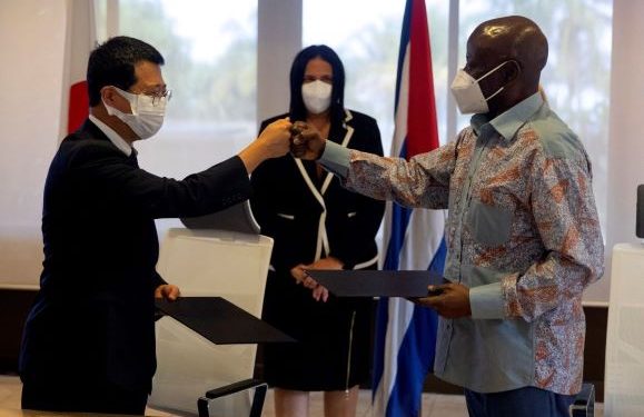 Japón dona 2,9 millones de dólares para un proyecto anticovid en Cuba
