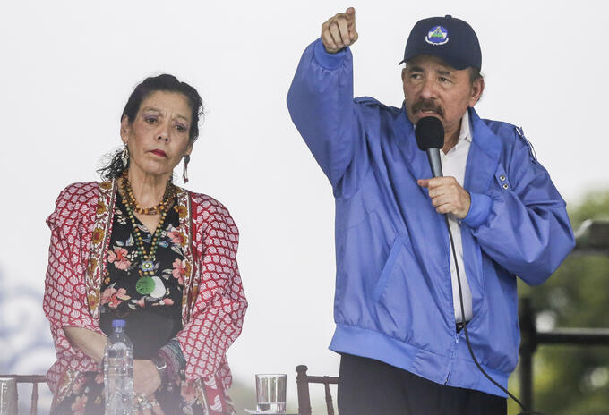 Régimen de Daniel Ortega y Rosario Murillo mantiene represión en Nicaragua. Foto: Internet