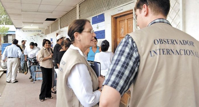 De la observación internacional al acompañamiento electoral en Nicaragua. Foto: La Prensa