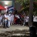 Jornada de vacunación en Mateare haciendo proselitismo político. Foto: Artículo 66