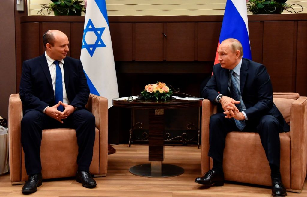 Putin se reúne durante cinco horas con primer ministro de Israel