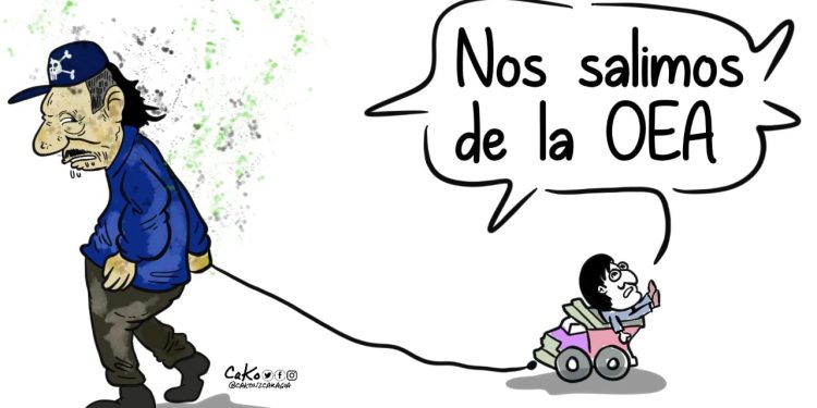 La Caricatura: El dictador malcriado. Cako Nicaragua