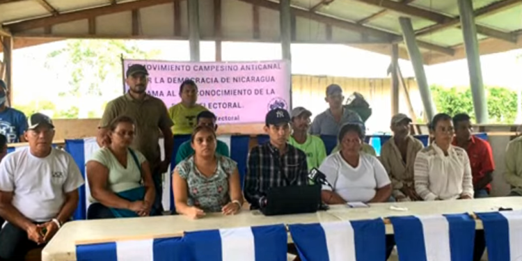 Campesinos demandan aplicación de la Carta Democrática al régimen Ortega-Murillo