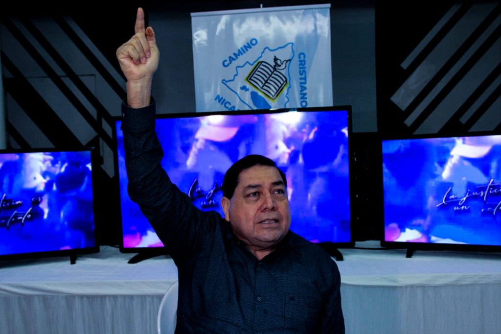 Ortega saca de la señal de cable al Canal de televisión de Guillermo Osorno. Foto: Articulo 66 / Manuel Esquivel