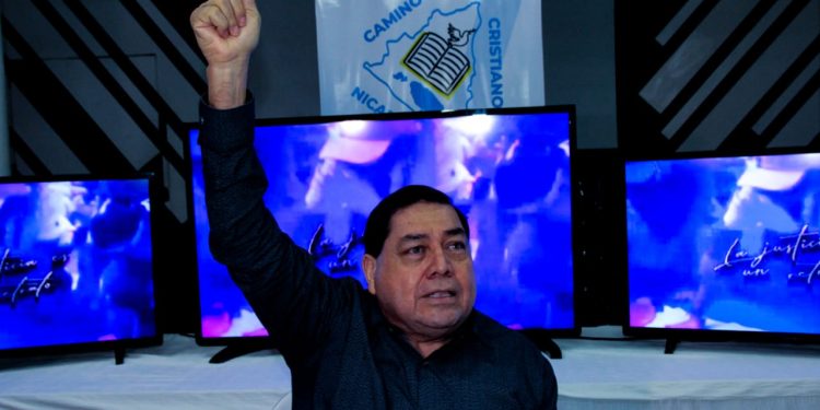 Excandidato presidencial de Camino Cristiano, Guillermo Osorno, ahora apartado por el FSLN Foto: Articulo 66 / Manuel Esquivel