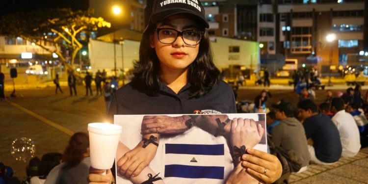 Samantha Jirón será llevada juicio por «conspirar contra la patria. Foto: Artículo 66 / Cortesía