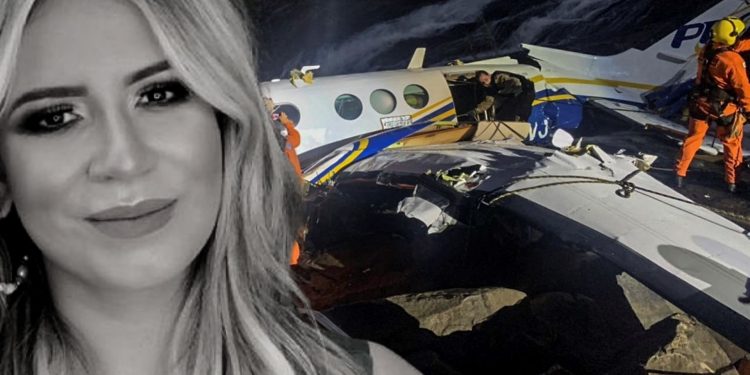 Muere cantante brasileña al estrellarse la avioneta en la que viajaba