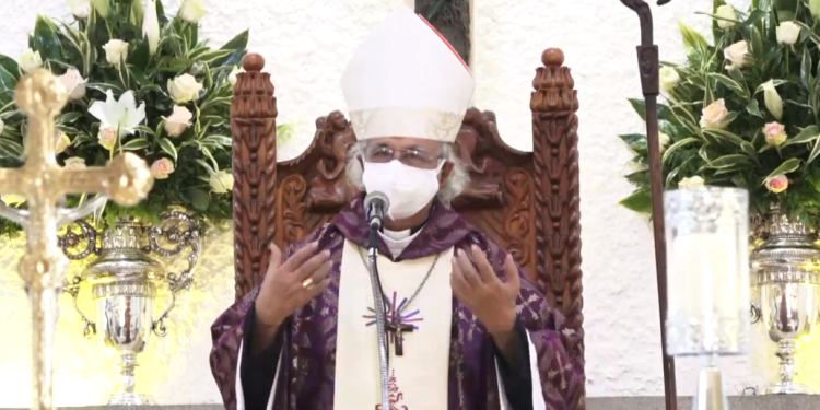 Cardenal Leopoldo Brenes: «Es tiempo de esperanza», a pesar de sentirnos abrumados. Foto: Captura de pantalla.
