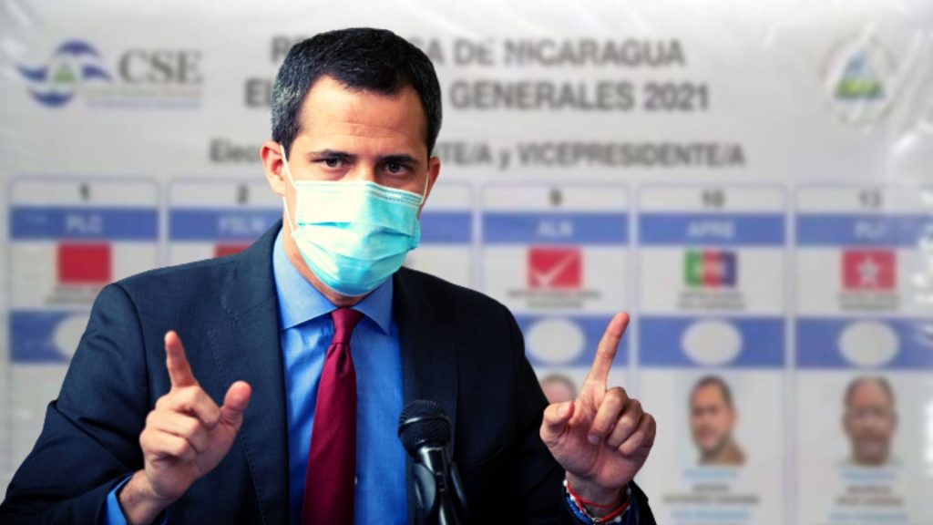 Juan Guaidó denuncia que elecciones de Nicaragua son un fraude