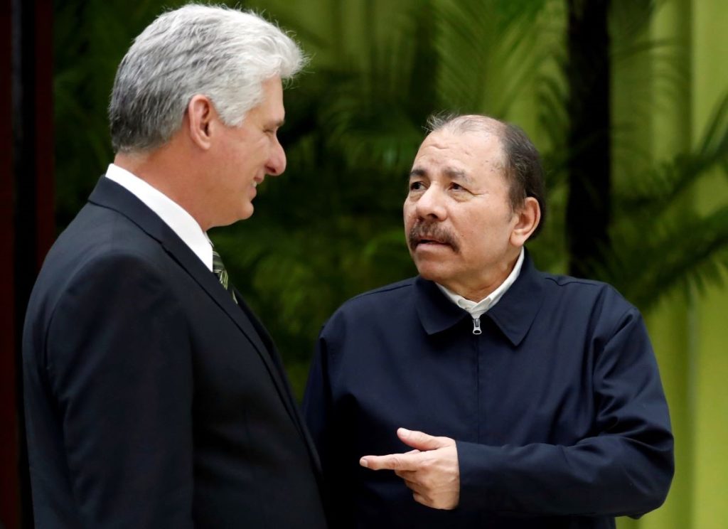 Régimen Cubano felicita a dictador Ortega por su cuarta reelección