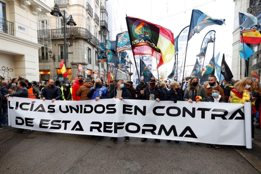 Protestas en España contra «Ley Mordaza»