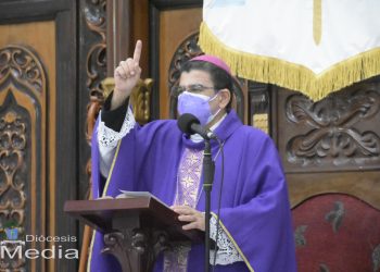 Monseñor Álvarez: «La justicia debe ser uno uno de los pilares que garantice la libertad». Foto: Artículo 66 / Diócesis Media
