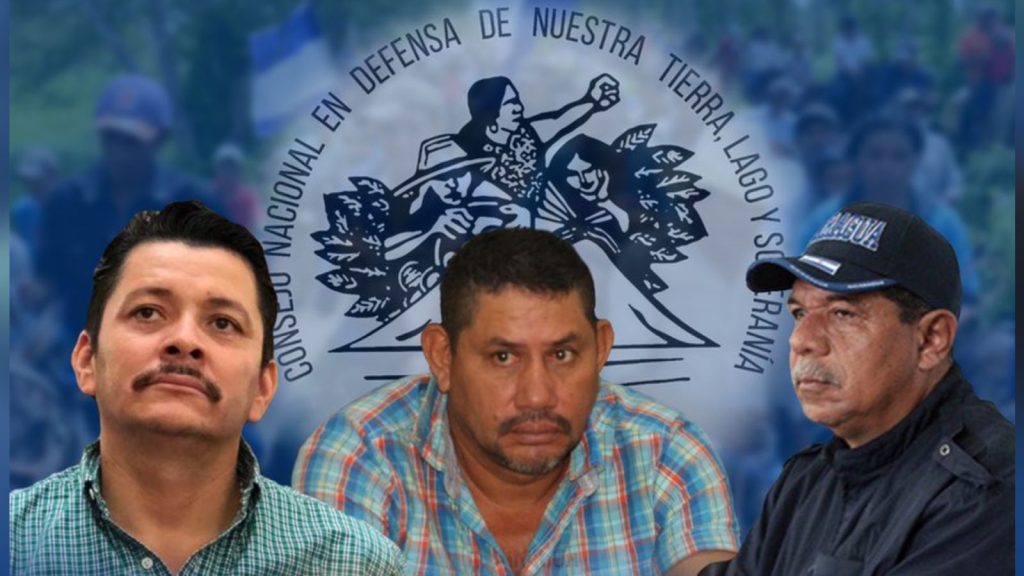 Medardo Mairena, Pedro Mena y Freddy Navas cumplen 150 días presos.