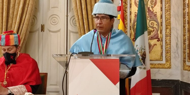 Embajador de Nicaragua Carlos Midence recibe honoris causa de cuatro instituciones mexicanas. Foto: EFE / Artículo 66.