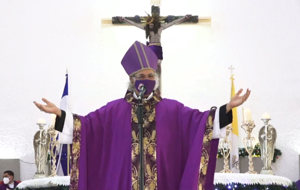 Cardenal Leopoldo Brenes pide a los fieles dar «alegría» a los necesitados. Foto: Captura de pantalla.