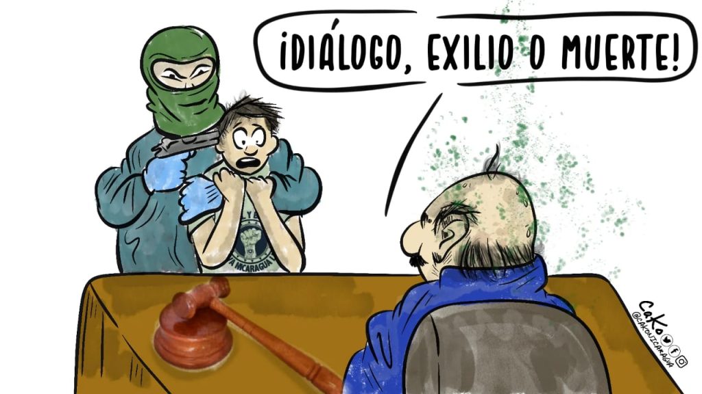 La Caricatura: Las opciones en dictadura