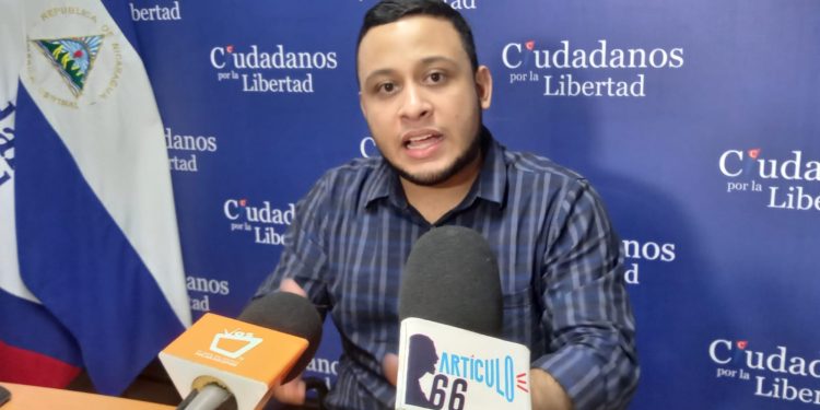 Justicia de Nicaragua enjuiciará este martes al preso político Jasson Salazar. Foto: Artículo 66 / Noel Miranda