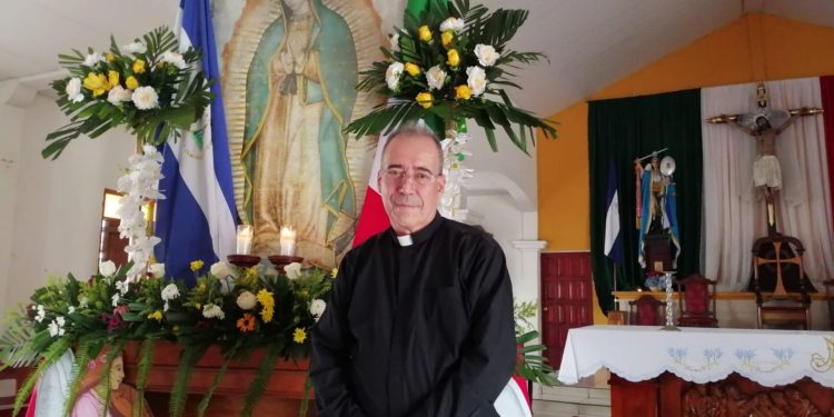 Padre Edwing Román: «La imagen del sandinismo se reduce a muerte». Foto: Artículo 66 / Noel Miranda