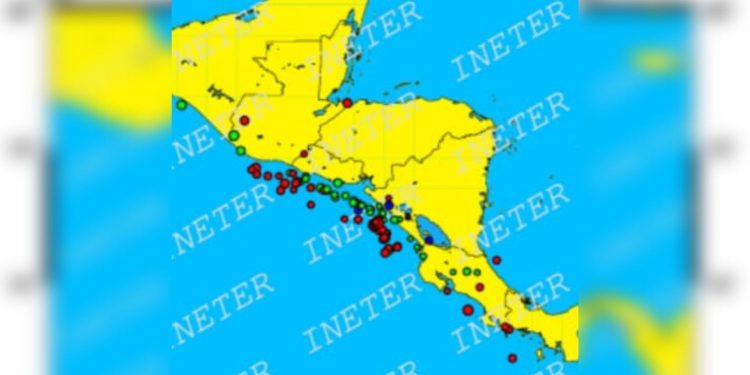 Un sismo de magnitud 5,0 sacude la costa del Pacífico de Nicaragua