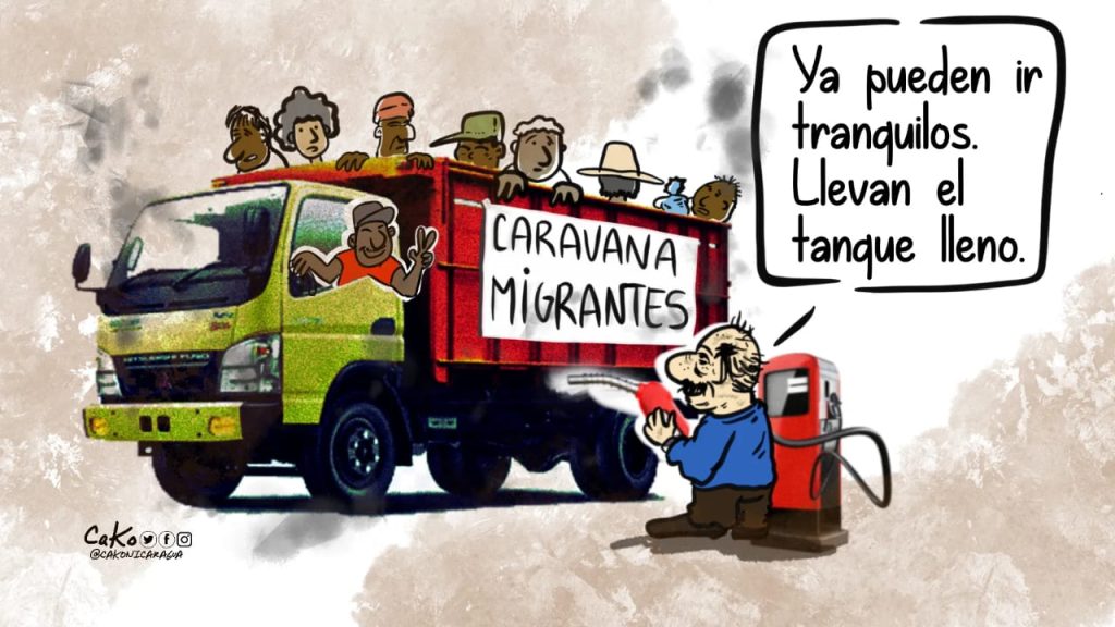 La Caricatura: Libre visado y tanque lleno
