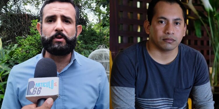 Justicia orteguista declara culpable a los presos políticos Alex Hernández Y Roger Reyes
