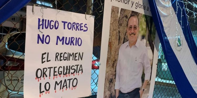 CIDH lamenta muerte de Hugo Torres a manos del régimen de Ortega. Foto: Artículo 66 / Wilmer Benavides