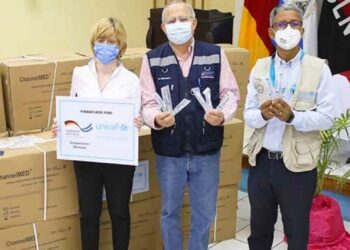 Alemania dona a Nicaragua más de tres millones de jeringas para vacunar contra el COVID-19. Foto: Artículo 66 / El 19 Digital
