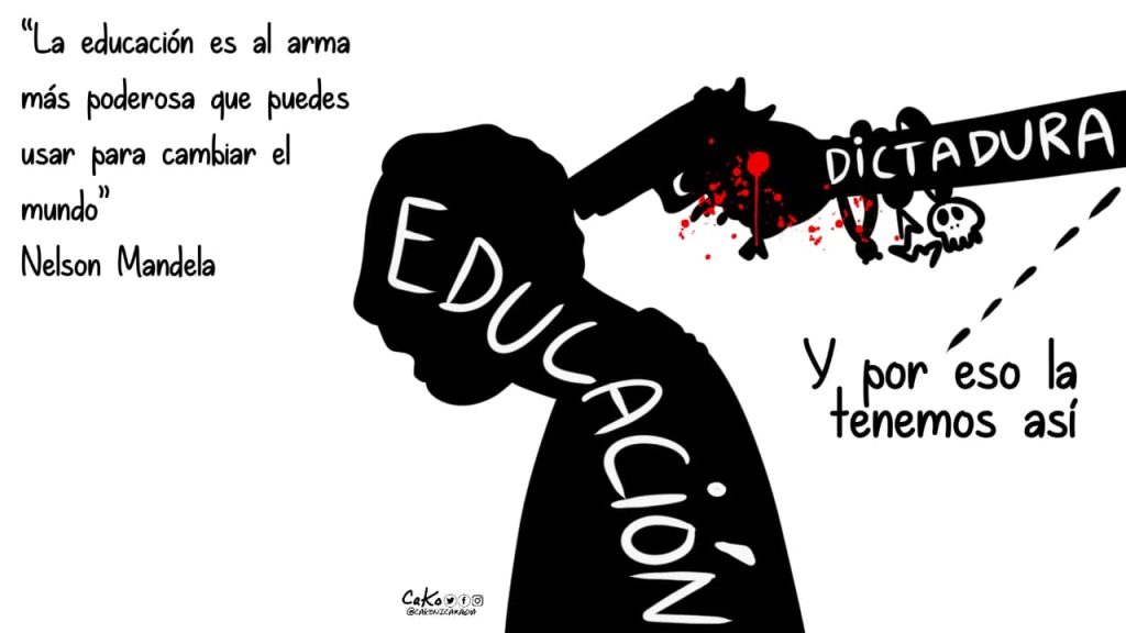 La Caricatura: Educación bajo permanente amenaza