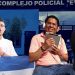 Tres de los presos políticos de la dictadura de Nicaragua: Miguel Mendoza, Francisco Aguirre Sacasa y Lesther Alemán. Imagen: Artículo 66