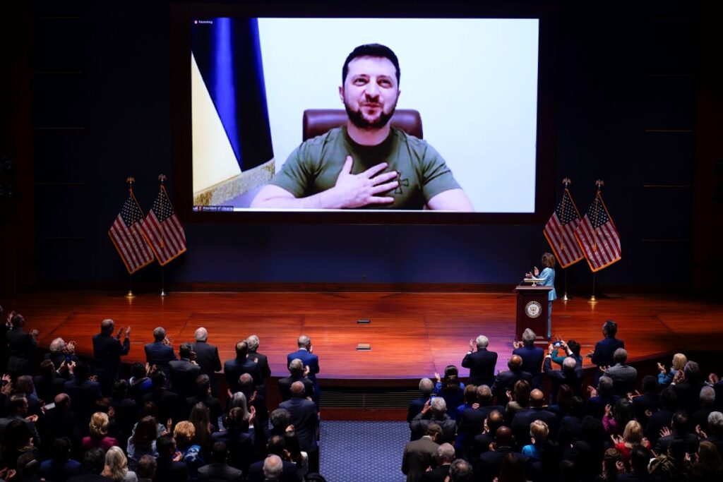 Zelenski clama ante EE.UU. por una zona de exclusión aérea y más sanciones a Rusia
