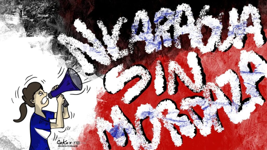 La Caricatura: En el día del periodista Nicaragua grita «Nicaragua sin mordaza»