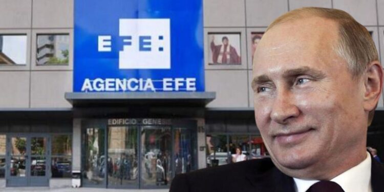 Ley de Putin obliga a Agencia EFE a cerrar operaciones por cacería de medios