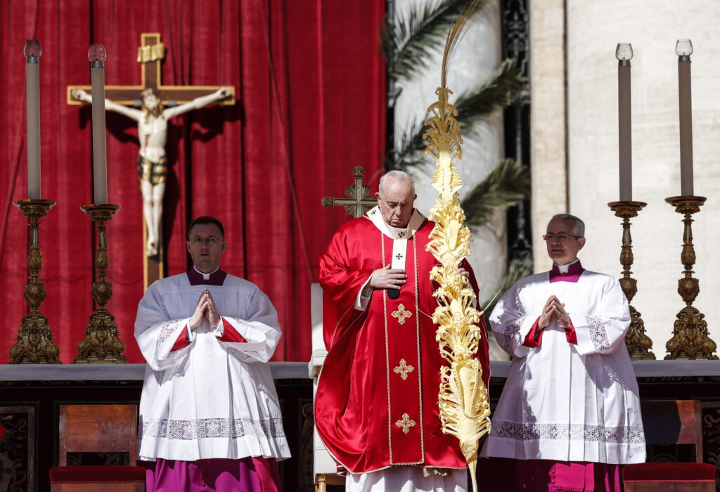 Papa Francisco pide una «tregua pascual» en Ucrania en el Domingo de Ramos