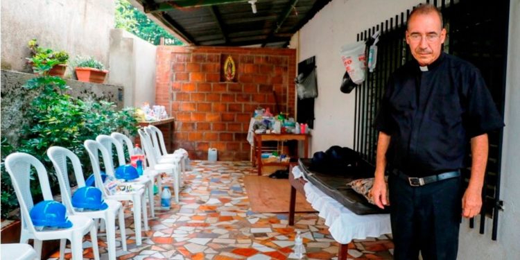 Padre Edwing Román recuerda su trabajo en favor a las víctimas de la rebelión del 2018